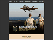 Tablet Screenshot of carrierlandingconsultants.com